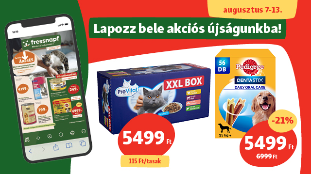 Megérkezett az augusztusi akciós újságunk!