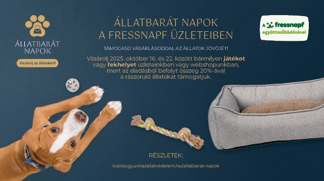 Állatbarát Napok a Fressnapf-nál 