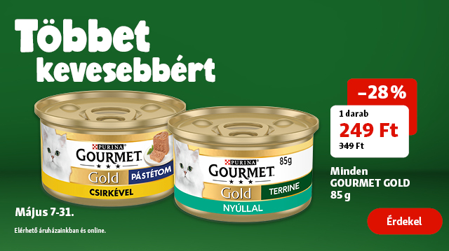 Gazdag ízélmény kedvezményes áron – GOURMET GOLD akció