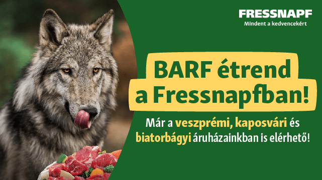 BARF termékek még több üzletben!