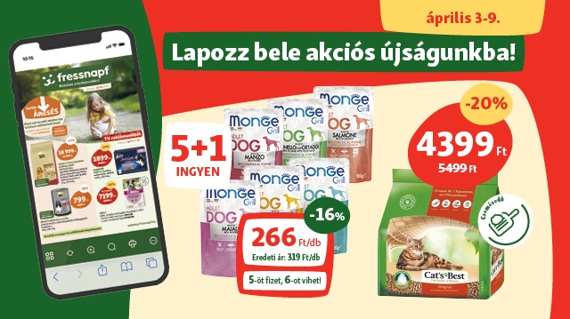 Megérkezett áprilisi akciós újságunk!