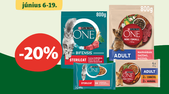 Kihagyhatatlan Purina One akció!