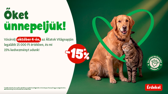 Ünnepeljük együtt kiskedvenceinket az Állatok Világnapján!