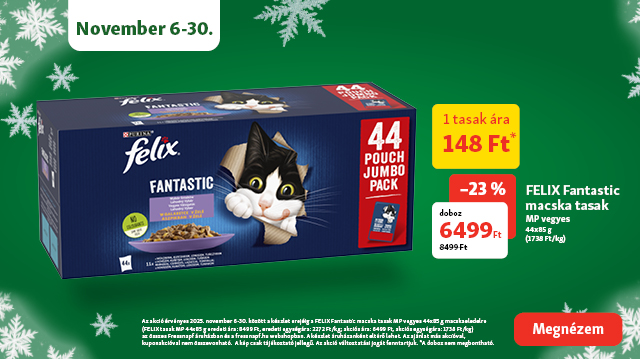 Teljesülnek a cicakívánságok – FELIX-akció a Fressnapf-ban