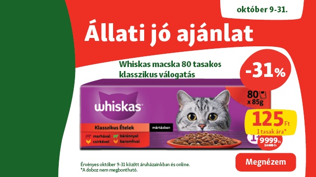 Minden cica álma - októberben szuper áron!