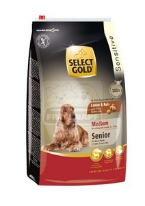 SELECT GOLD Sensitive Medium Senior Bárány & Rizs száraz kutyaeledel 4 kg