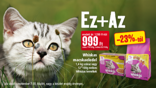 Whiskas: a cicák választása