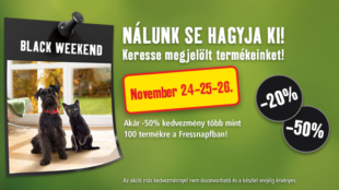 Black Weekend – Triplázzon a Fressnapffal!