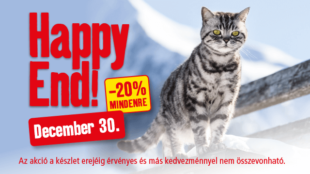 Nem csupán a hőmérő van mínuszban: -20% mindenre!