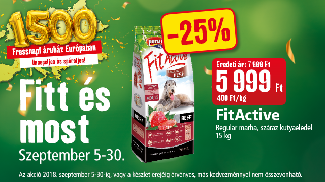 FitActive akció a Fressnapfban!