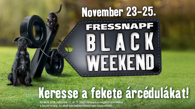 Black Weekend akció a Fressnapf áruházakban