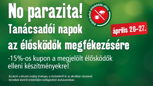 No parazita – tanácsadói napok a Fressnapfnál