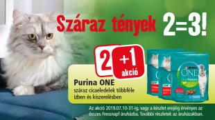 Purina One szuper prémium cicaeledel akció!