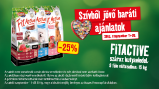 Szívből jövő baráti ajánlat – FitActive akció a Fressnapfnál!