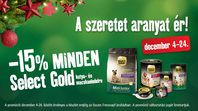 Select Gold: a szeretet aranyat ér