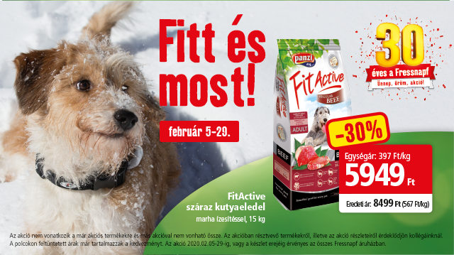 Fitt és most! – FitActive akció a Fressnapfban