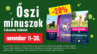 20%-os Eukanuba kedvezmény