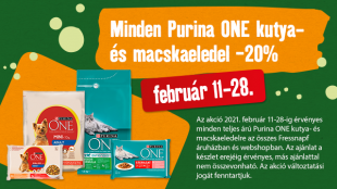 Purina ONE eledelek kedvezményes áron!