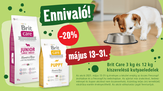 Ennivaló Brit Care akció!