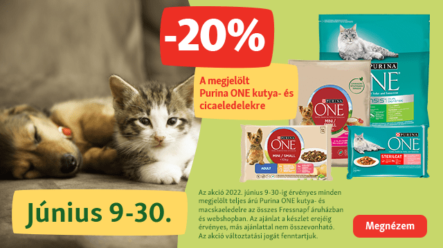 Akciós Purina One eledelek négylábú barátodnak!