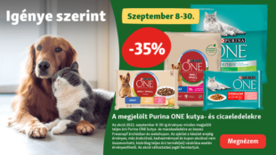 Állati jó Purina ONE akció minden szőrmóknak!