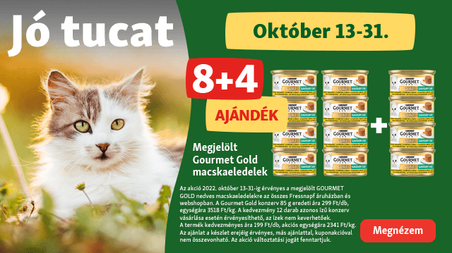 Ajándék Purina gourmet finomságok cicádnak!