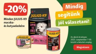 JULIUS K-9 finomságok pénztárcabarát áron!