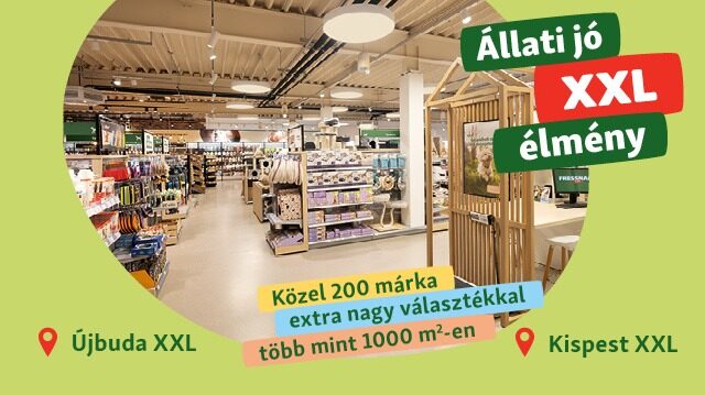 Hatalmas választék, extra szolgáltatások XXL Áruházainkban!