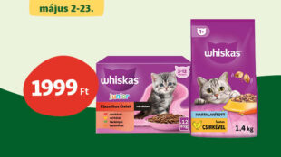 Zamatos Whiskas falatok most akcióban!