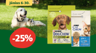Dog Chow és Cat Chow finomságok most akcióban!