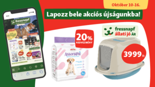 Októberi állati akciók a Fressnapfban!
